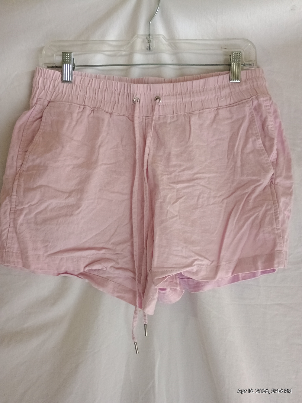 GAP Pale Pink Drawstring Casual Shorts